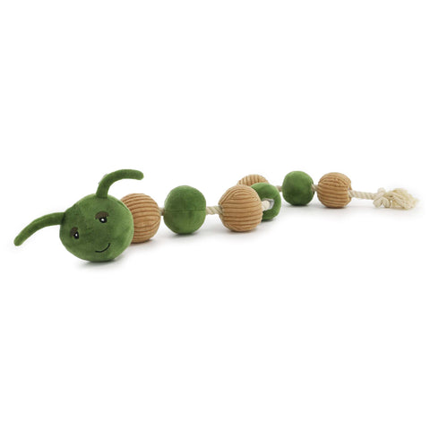 Ancol Caterpillar Made From 100% Recycled Materials, Eco Dog Toys