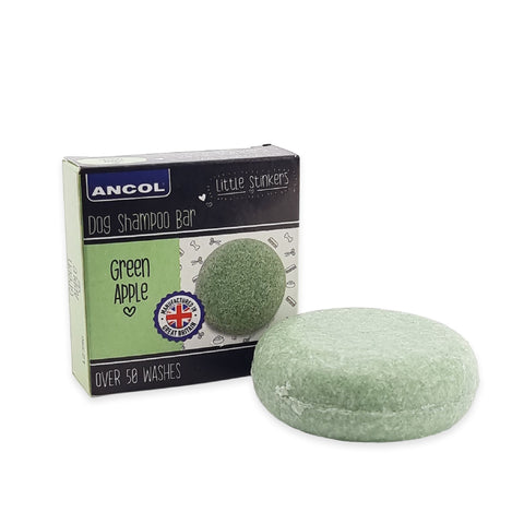 Ancol Little Stinker Dog Shampoo Bar Green Apple 50g