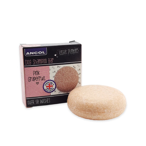 Ancol Little Stinker Dog Shampoo Bar Pink Grapefruit 50g