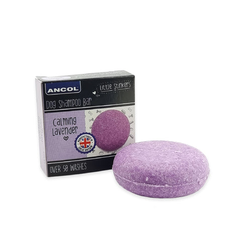 Ancol Little Stinker Dog Shampoo Bar Calming Lavender 50g