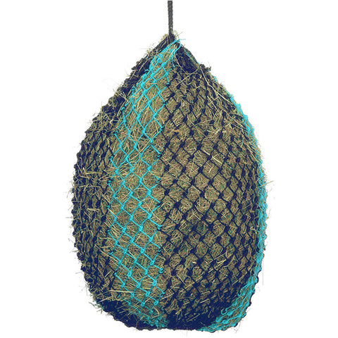 Deluxe Polypropylene Hay Net 50" Large Navy/Aqua