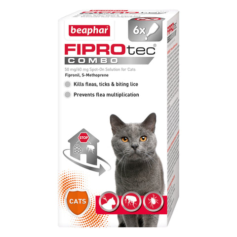 Beaphar FIPROtec COMBO Cat 6 pip x4