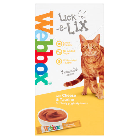 Webbox Lick e Lix Cream Cheese & Taurine 17 x 5 x 15g