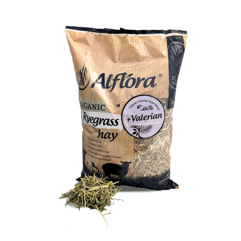 Alflora Organic Ryegrass Hay with Valerian Root 1kg