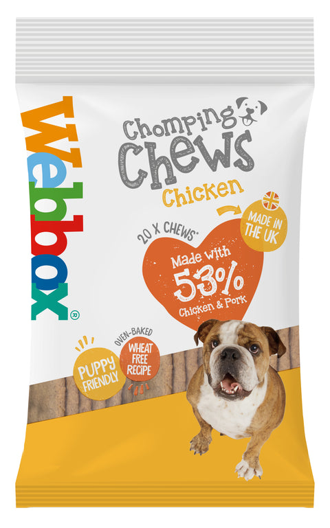 Webbox Chomping Chews Chicken 10 x 200g