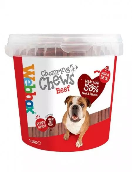 Webbox Chomping Chews Beef 1.5kg