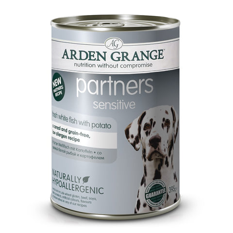 Arden Grange Partners Sensitive Fresh White Fish with Potato 4 x 6 x 395g