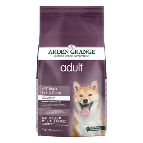 Arden Grange Adult Fresh Turkey & Rice Dog Food 2kg