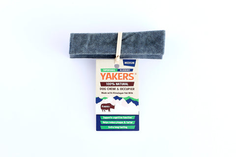 Yakers Blueberry Dog Chew Medium