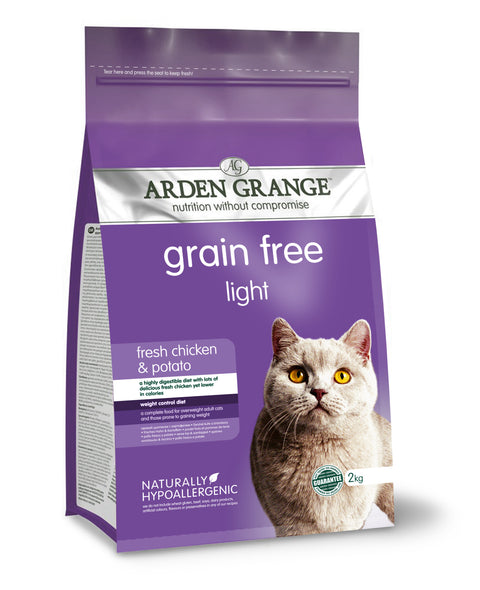 Arden Grange Cat Light Grain Free Chicken & Potato 6 x 2kg