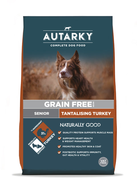 Autarky Senior Grain Free Tantalising Turkey 2kg