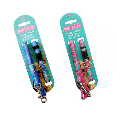 Puppy & Co Puppy & Petite Dogs Collar & Lead Set