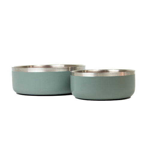 Ancol Hungry Paws Stainless Sage Steel Bowl