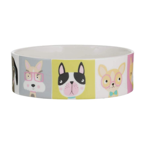 Mason Cash Pawtrait Dog Bowl With Placemat Bundle