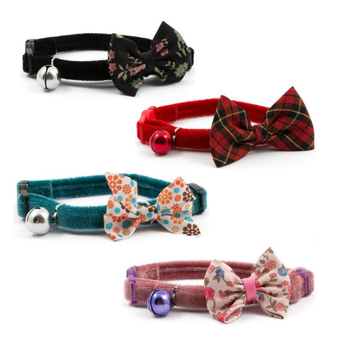 Ancol Vintage Bow Safety Cat Collar