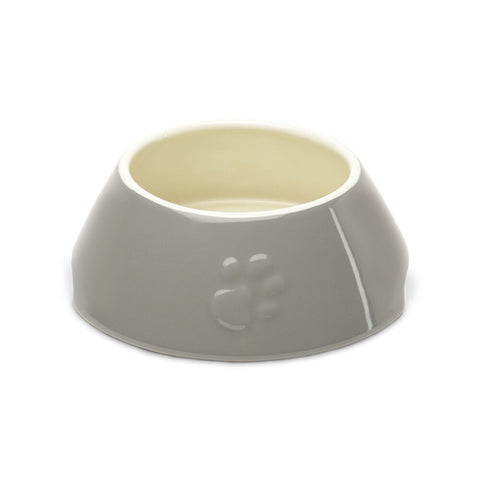 Scruffs Classic Grey Non Tip Bowl For Long Eared Dogs