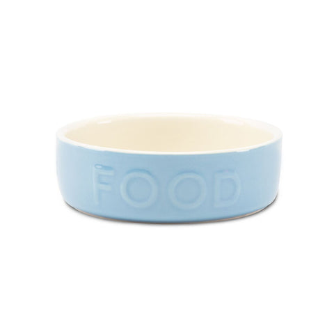 Scruffs Classic Food Bowl Ceramic, Blue, 15cm