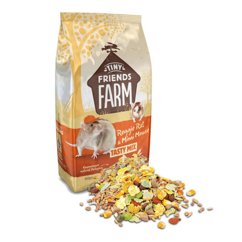 Tiny Friends Farm Reggie Rat & Mimi Mouse Tasty Mix 850g