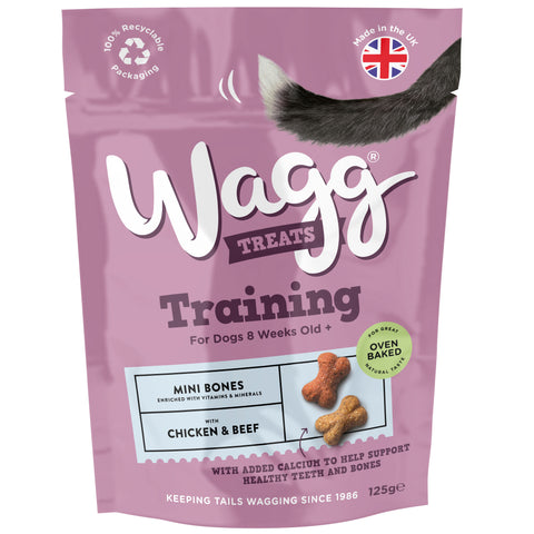 Wagg Training Chicken & Beef Mini Bone Treats 7 x 125g