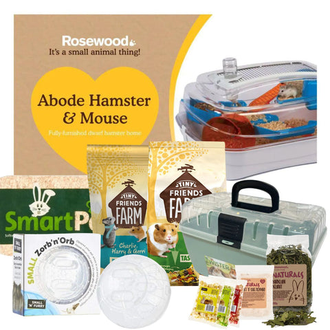 Rosewood Abode Fully-Furnished Dwarf Hamster Starter Kit