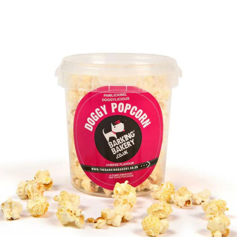 Barking Bakery Dog Popcorn Tub Cheese Flavour 55g