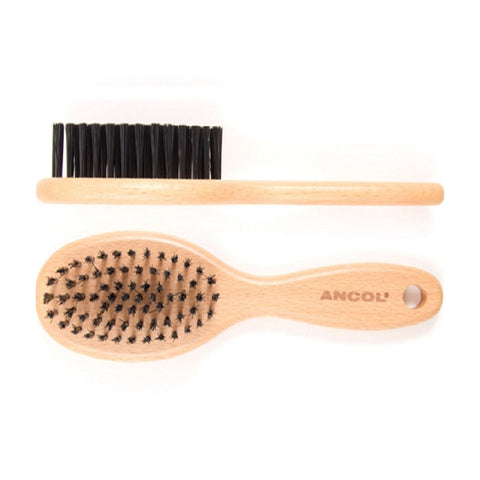 Ancol Wood Handle Soft Bristle Brush