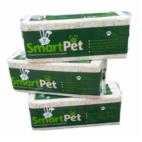 Smart Pet Mini Compressed Wood Shavings Sawdust, 1kg