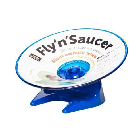 Small 'N' Furry Fly 'N' Saucer Silent Hamster Wheel for Small Animals