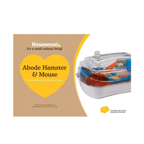 Rosewood Abode Fully-Furnished Dwarf Hamster Starter Kit