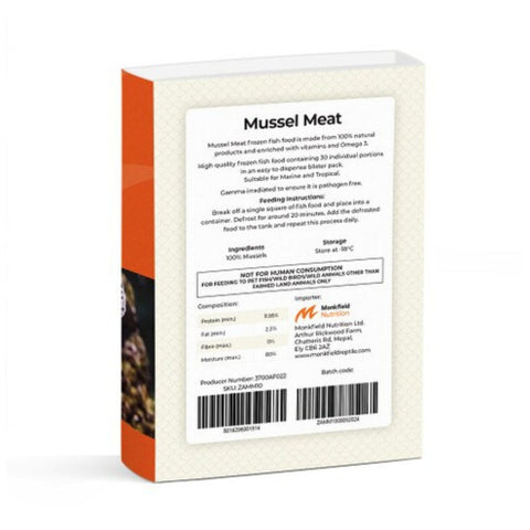 Frozen Mussel Meat - 10 Trays, 10-Months Supply