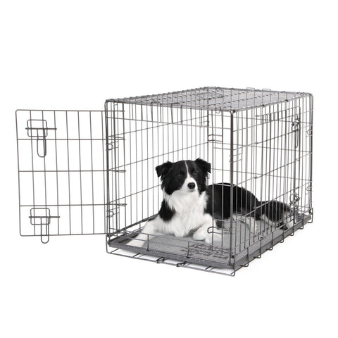 Dogit 2 Door Black Dog Crate