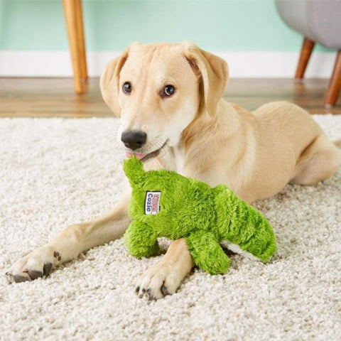 KONG Crocodile Plush Cozies Naturals Dog Toy - Small