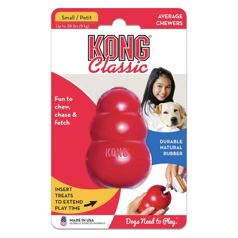 KONG Classic Dog Chew Toy Red