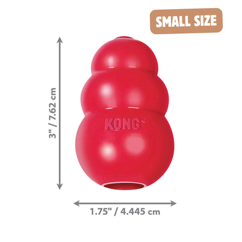 KONG Classic Dog Chew Toy Red