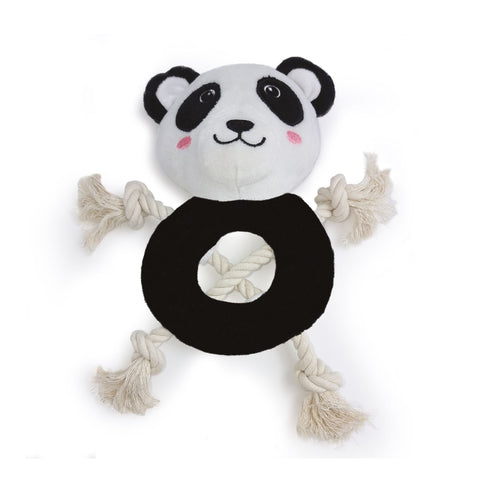 Ancol Koala, Monkey, or Panda, Made From 100% Recycled Materials, Eco Dog Toys