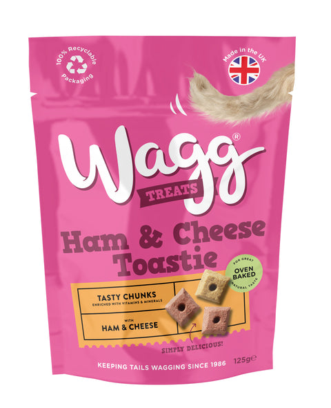 Wagg Ham & Cheese Toastie Tasty Chunks 7 x 125g