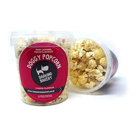 Barking Bakery Dog Popcorn Tub Cheese Flavour 55g