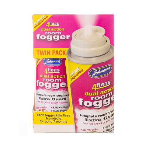 Johnson's 4fleas Room Fogger - Twin Pack