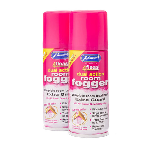 Johnson's 4fleas Room Fogger - Twin Pack