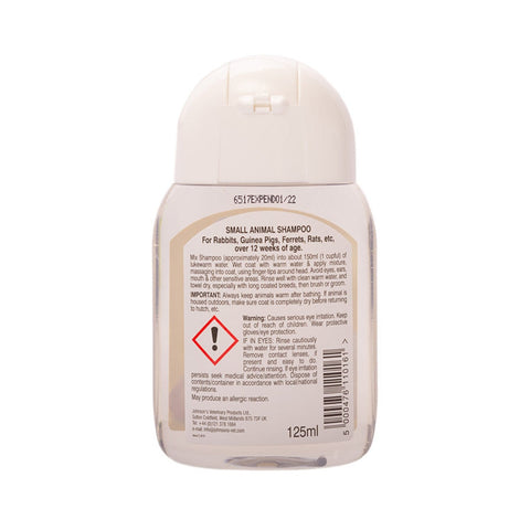 Johnson's Small Animal Shampoo 125ml