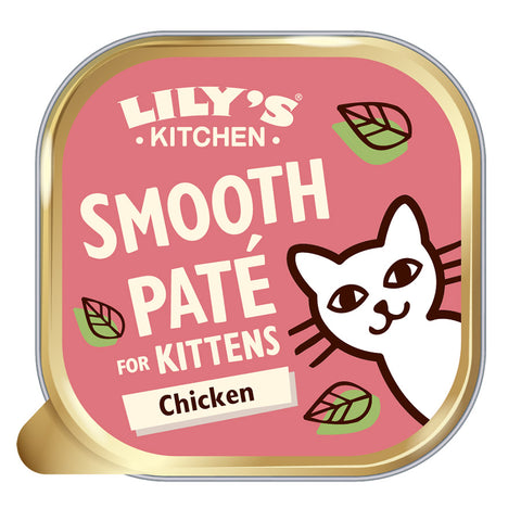 Lily's Kitchen Smooth Chicken Paté for Kittens 85g x 3