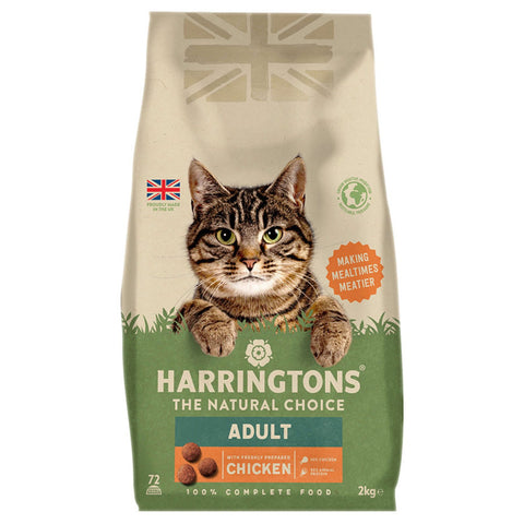 Harringtons Complete Adult Chicken Dry Cat Food 2kg