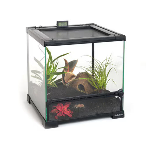 HabiStat Mini Glass Terrarium, 20 x 20 x 30cm (8 x 8 x 12"), (Pre-Built)