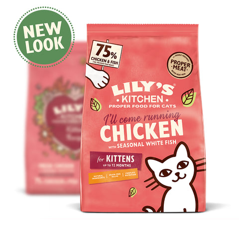 Lily's Kitchen Chicken with White Fish Kitten Dry Food 800g