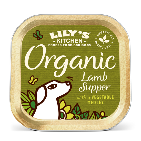 Lily's Kitchen Adult Organic Lamb Supper Wet Dog Food 150g  x 10