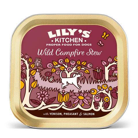 Lily's Kitchen Adult Wild Campfire Stew Wet Dog Food 150g x 8