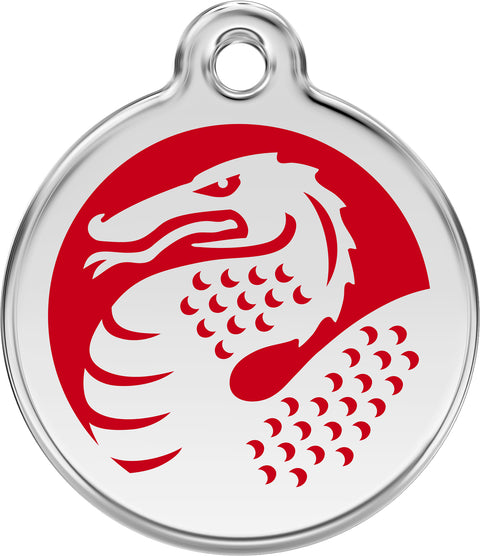 Dragon - Red Dingo Engraved Cat/Dog Tag