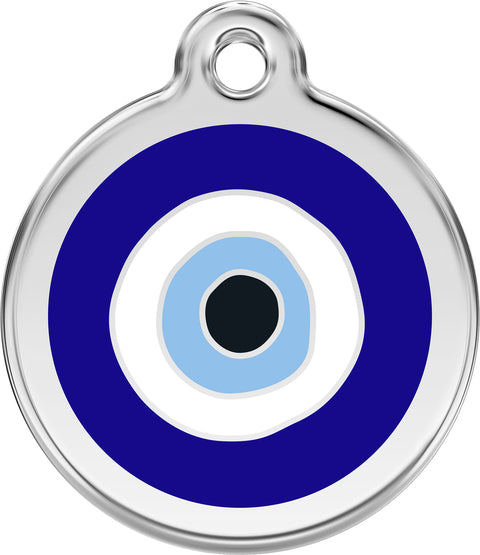 Evil Eye - Red Dingo Engraved Cat/Dog Tag