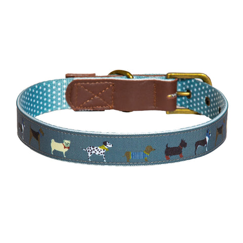 🚨 LAST CHANCE DEAL 🚨 Danish Designs FatFace Marching Dogs Collar