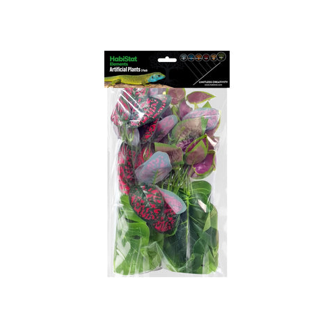 HabiStat Artificial Plant, 3 Pack, Mixed